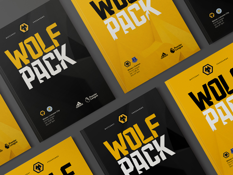 Wolves足球俱樂部品牌標志vi設計
