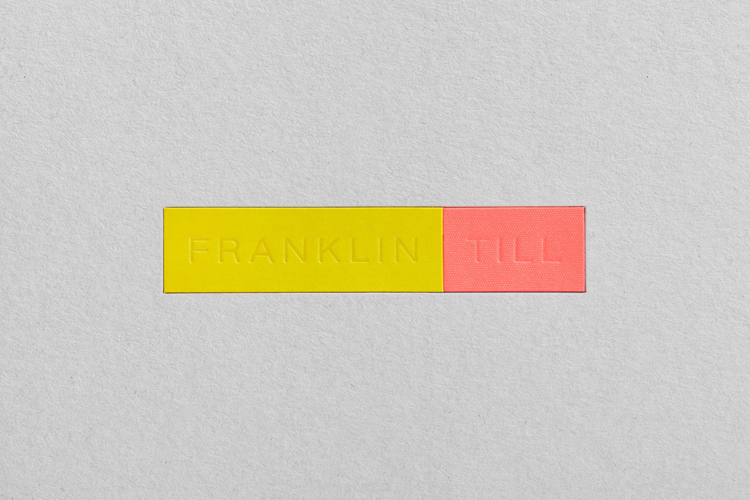 FranklinTill用顏色條塑造全新品牌形象設計，簡約大氣