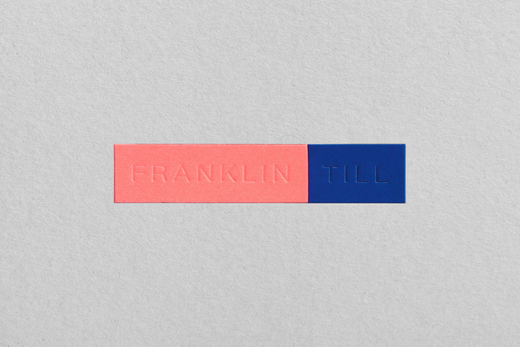 FranklinTill用顏色條塑造全新品牌形象設計，簡約大氣